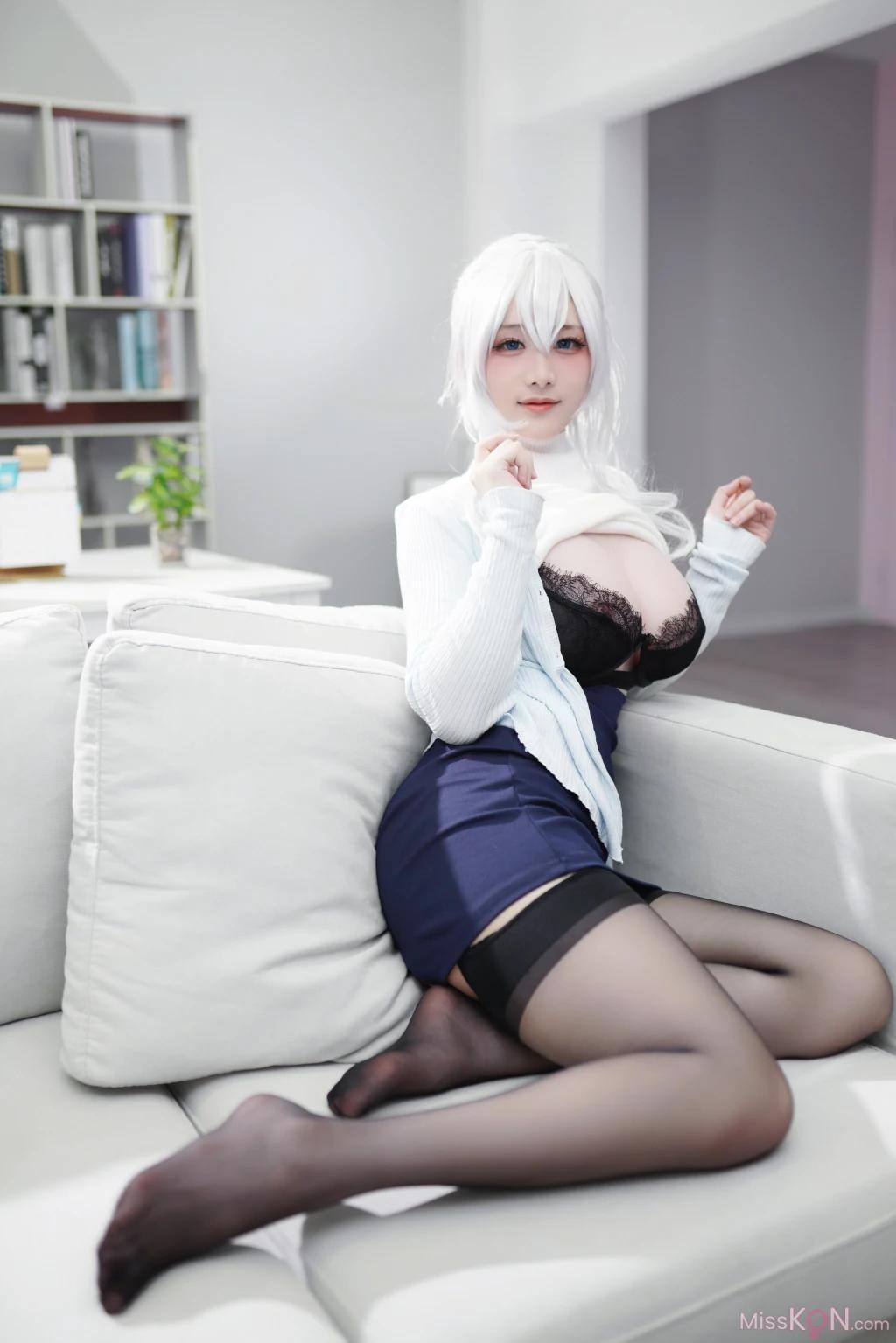 Coser@幼愛Youmeko: 未亡人雪女 (70 photos)(51)