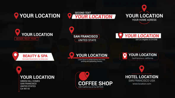 Location Titles - VideoHive 38029304