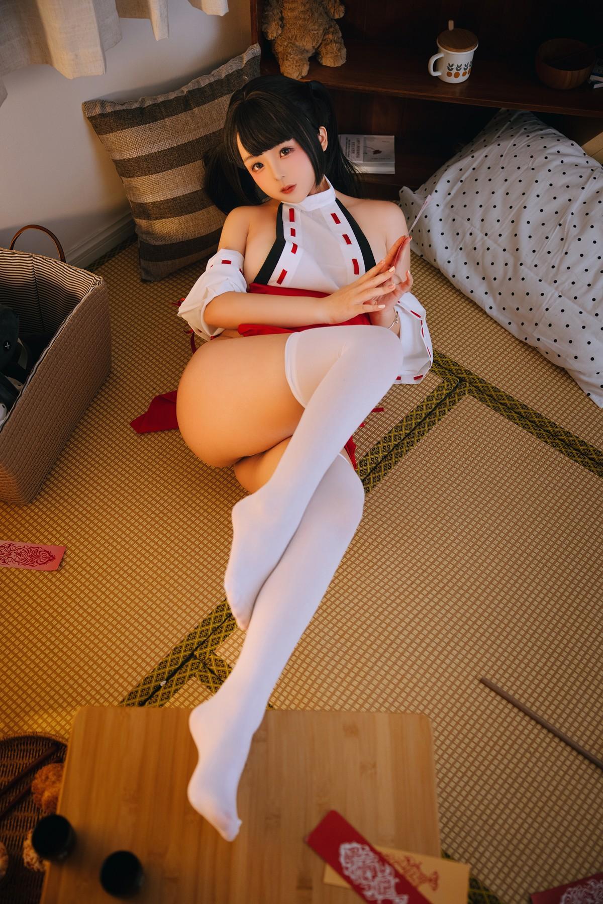 Cosplay Rinaijiao日奈娇 御币巫女 Set.01(5)