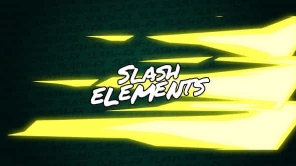 Slash Elements Mogrt - VideoHive 45899342