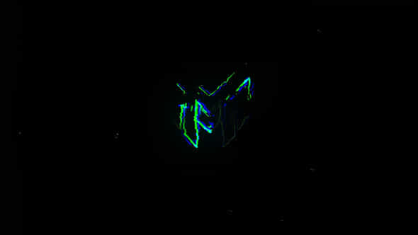 Glitch Neon Logo - VideoHive 45915051