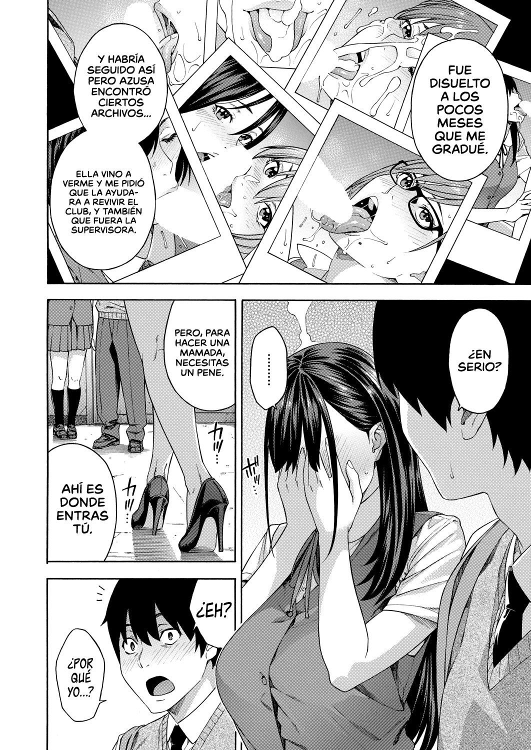 [Zonda] Fellatio Kenkyuubu _ Departamento de Investigación de las Felaciones Ch. 1-4 [Span