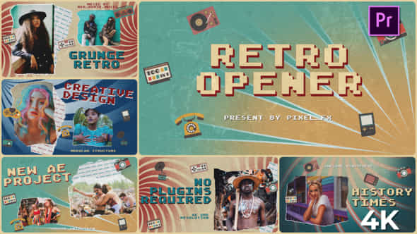 Retro Opener I - VideoHive 46222039