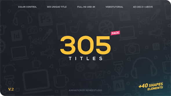 305 Titles Ultimate Pack - VideoHive 16262208