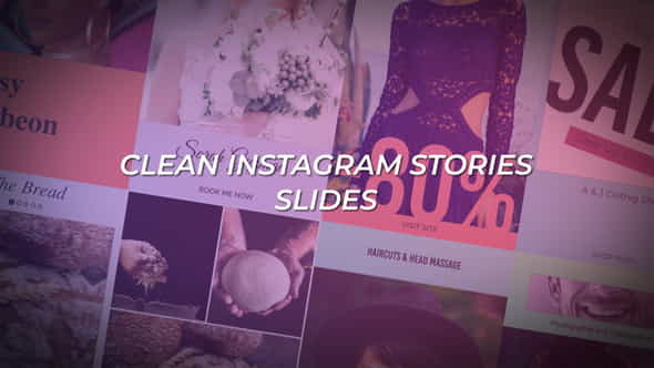 Clean Instagram Stories Slides - VideoHive 25259720