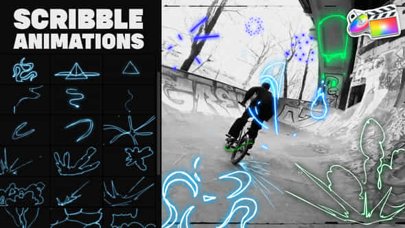 Abstract Scribble Animations - VideoHive 38412905