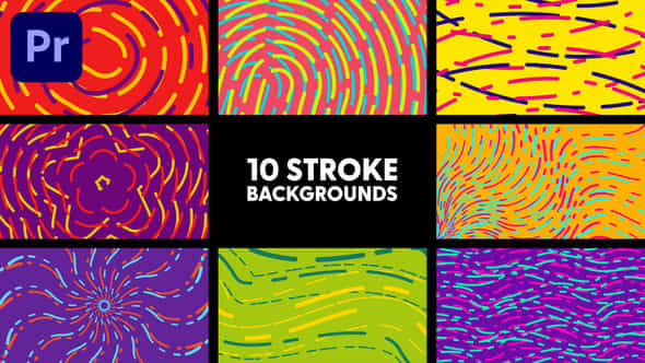 Stroke Backgrounds - VideoHive 42739526