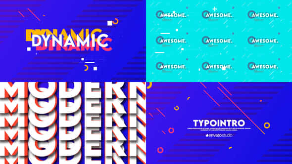Typo Intro - VideoHive 34481857