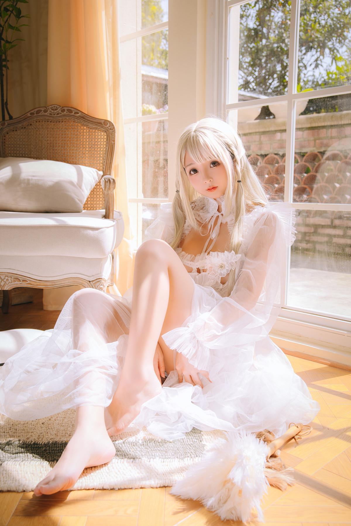 Cosplay Rinaijiao日奈娇 白纱衣 Set.01(3)