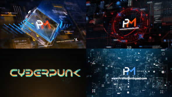 Cyberpunk Intros - VideoHive 35831204