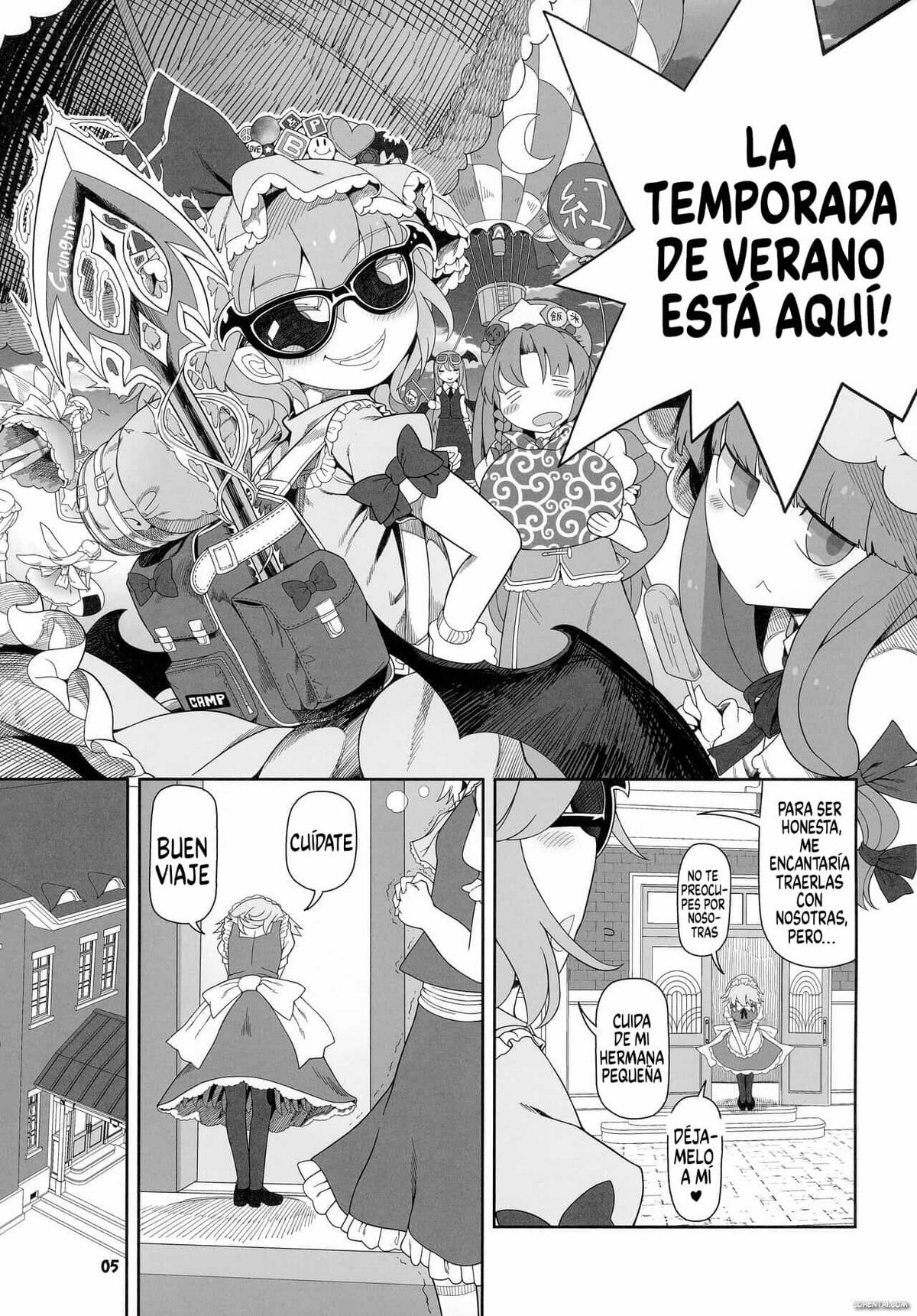 Futarikiri no Orusuban (Touhou Project) xxx comics manga porno doujin hentai español sexo 