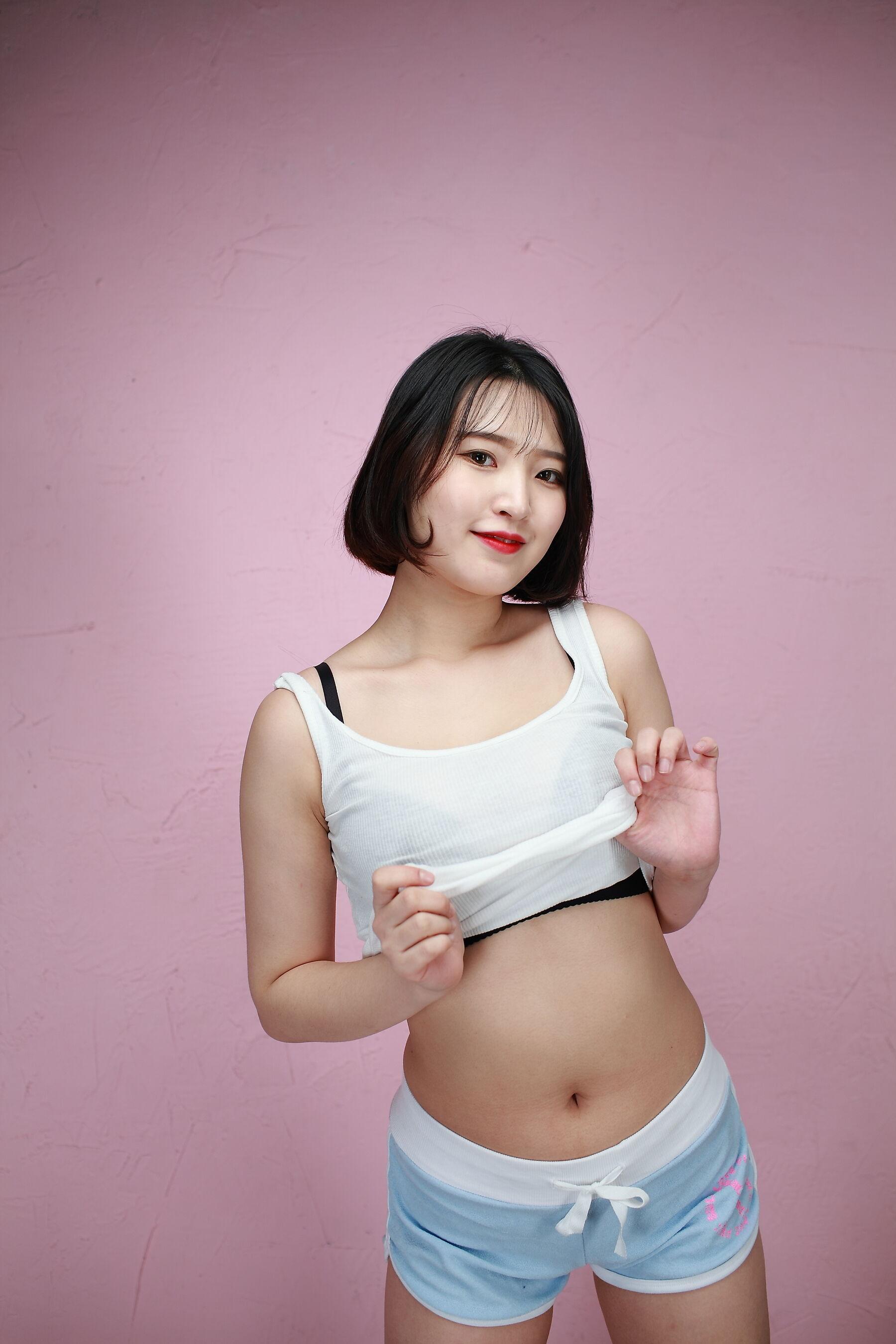 韩模人体 韩模尤娜（유나）人体私拍套图(133)