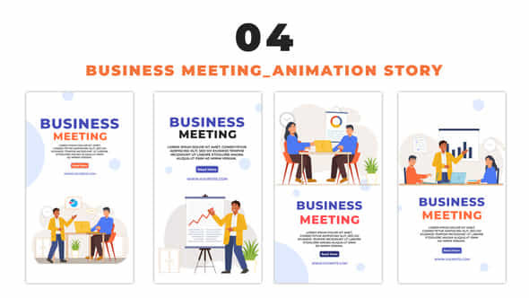 Business Meeting 2D - VideoHive 48655622