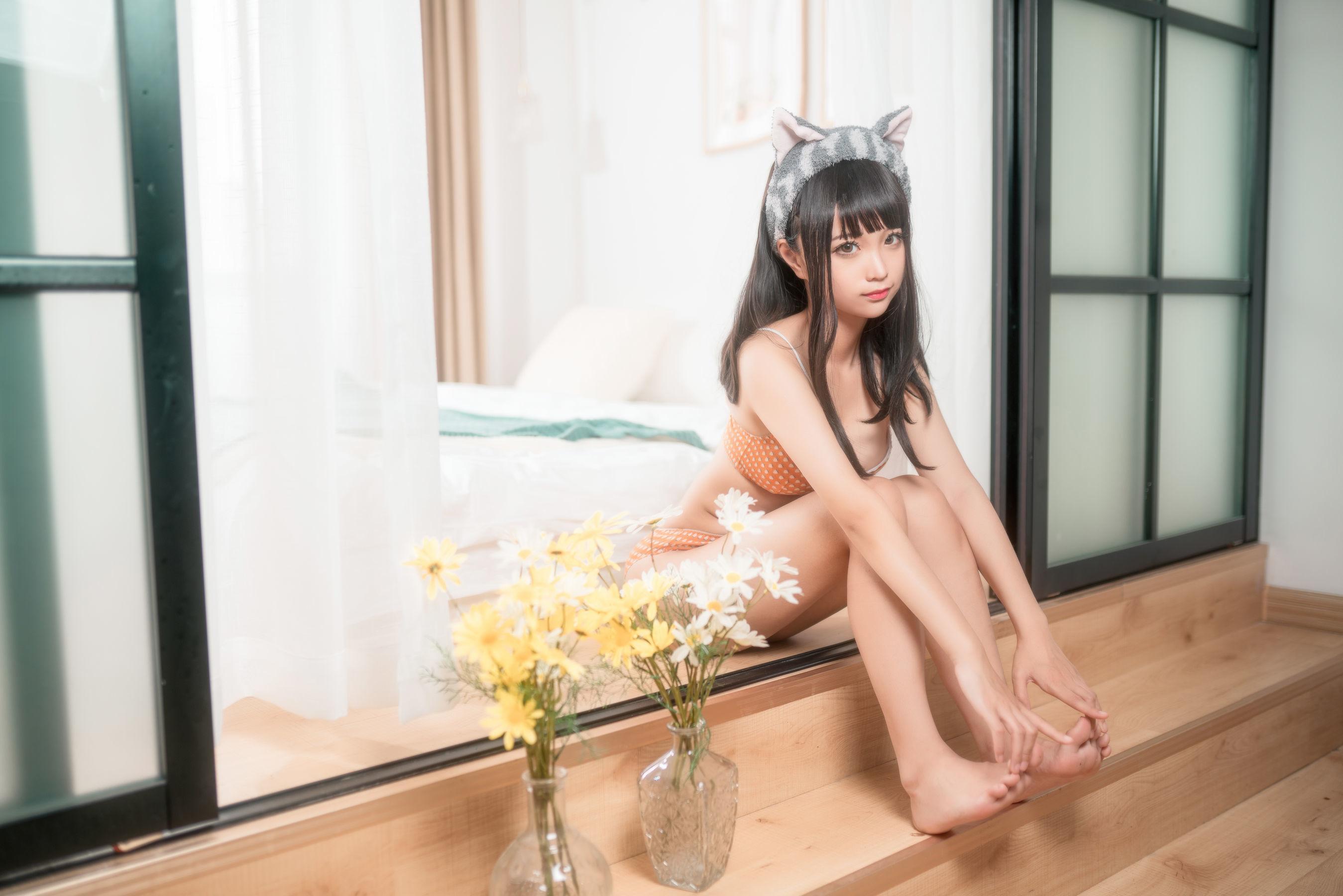 [网红COSER] 动漫博主蠢沫沫 – 黄内衣 写真集(35)