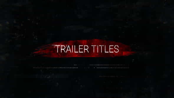 Action Trailer Titles - VideoHive 20716192