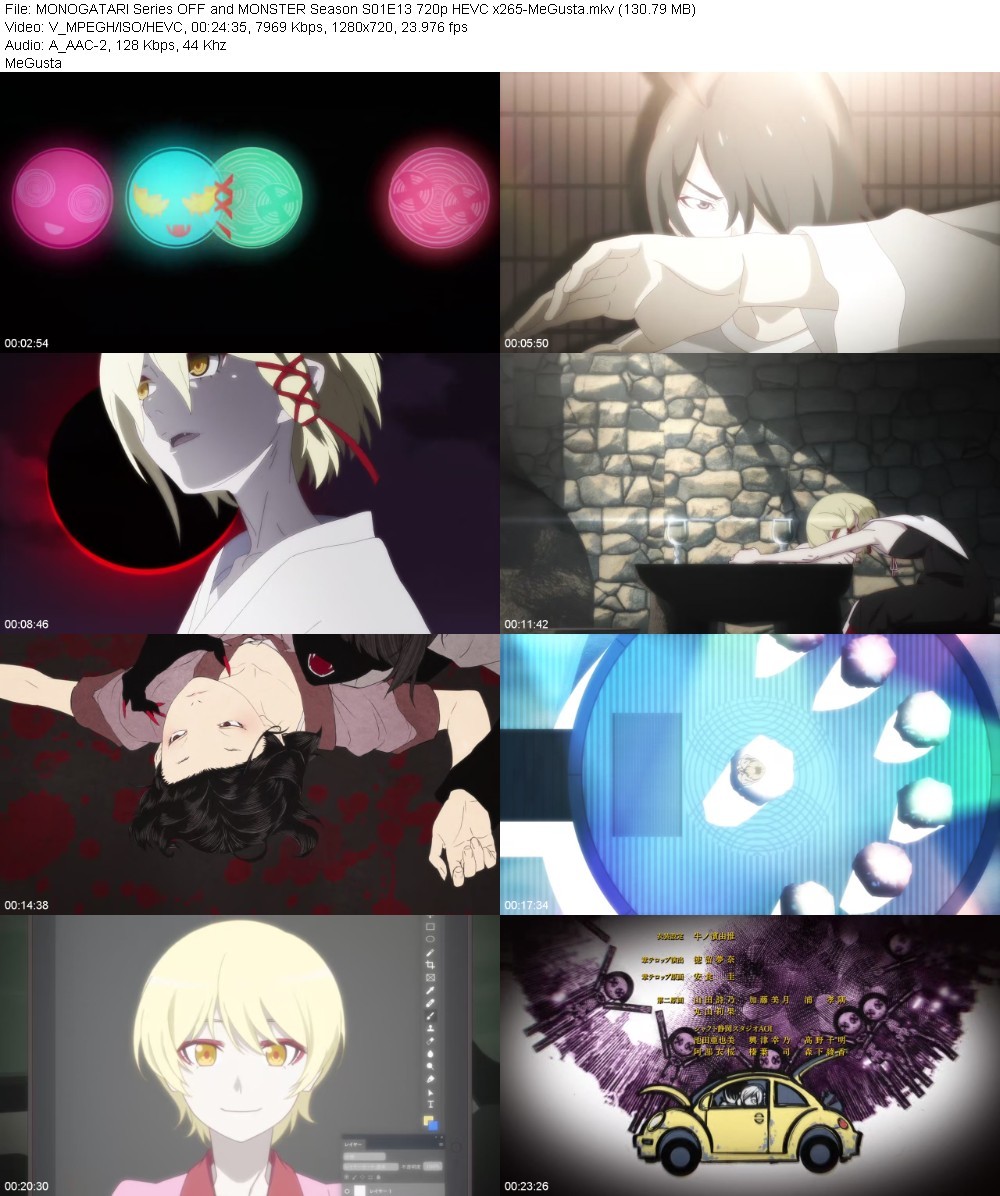 MONOGATARI Series OFF and MONSTER Season S01E13 720p HEVC x265-MeGusta