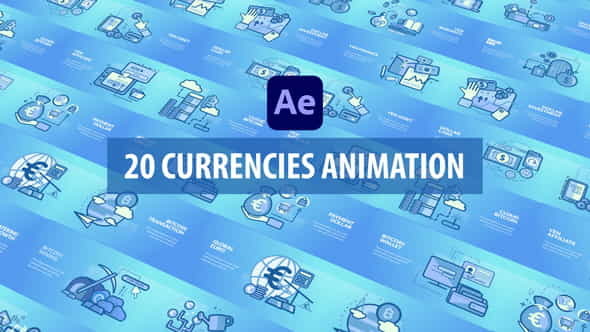 Currencies Animation - After Effects - VideoHive 30811303