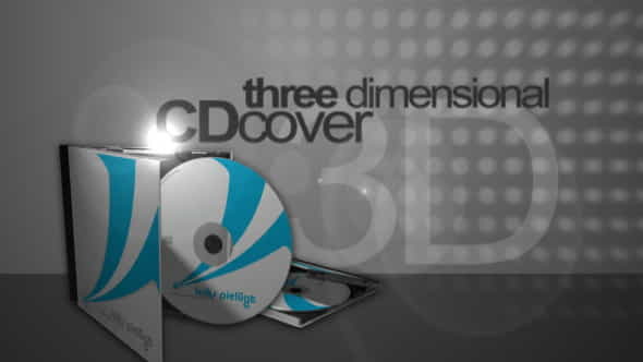 3D CD cover mock-up - VideoHive 54729