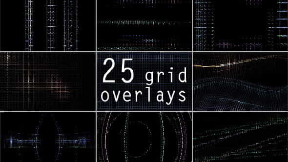 Grid Overlays - VideoHive 5450279