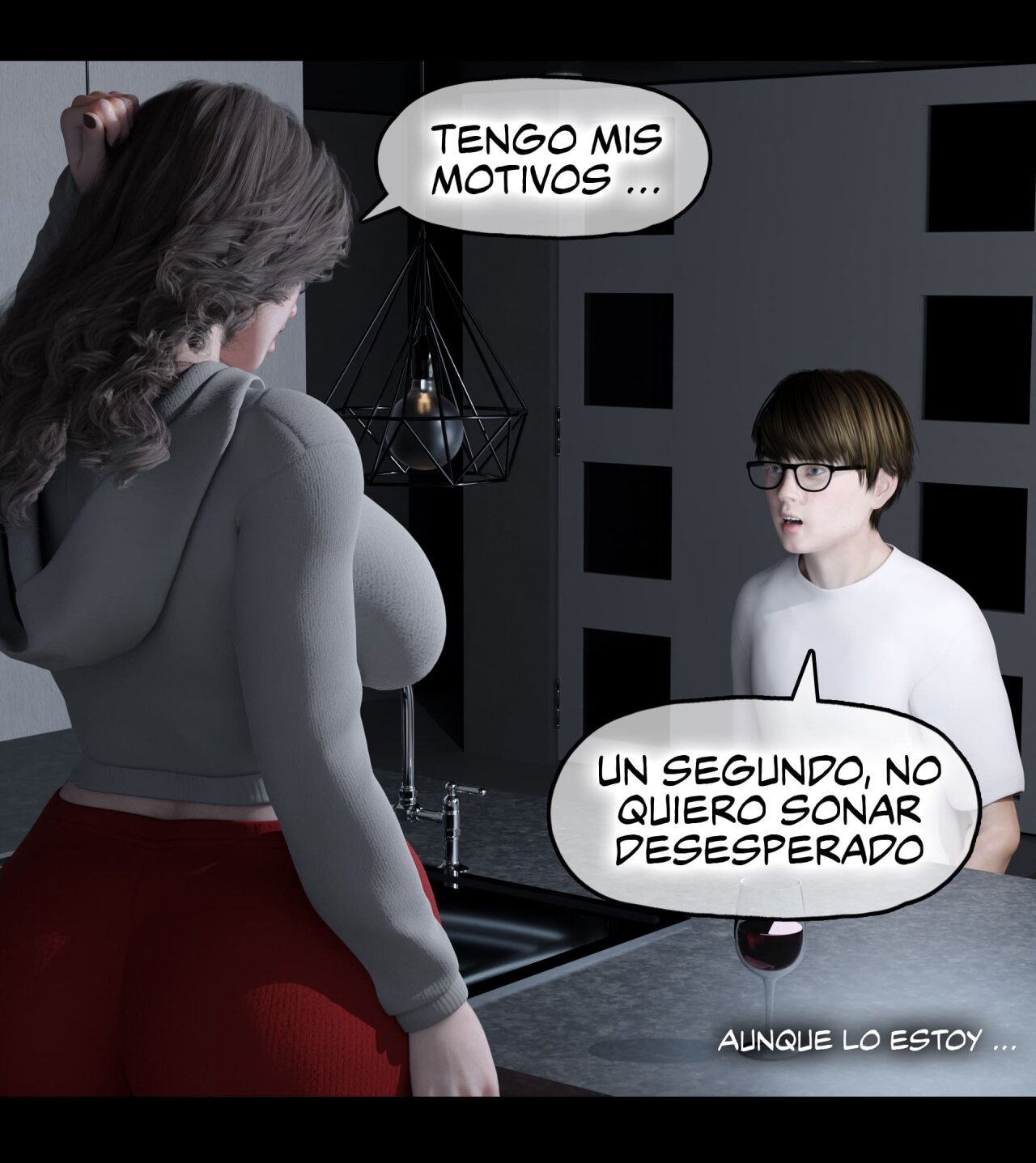 La viuda de mi vecina - 3D Comic - Parte 2 - 39