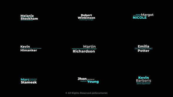 Lower Thirds 20 Ae - VideoHive 55999308
