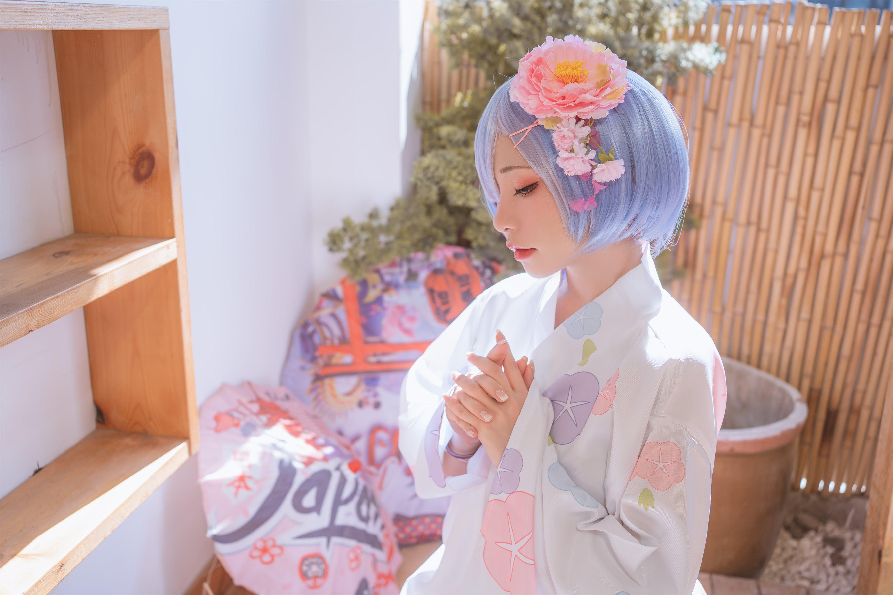 爆机少女喵小吉 Nekokoyoshi - 八月番T3会员 双子：拉姆蕾姆(35)