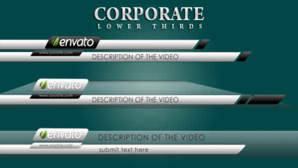 Corporate Lower Thirds - VideoHive 2491377