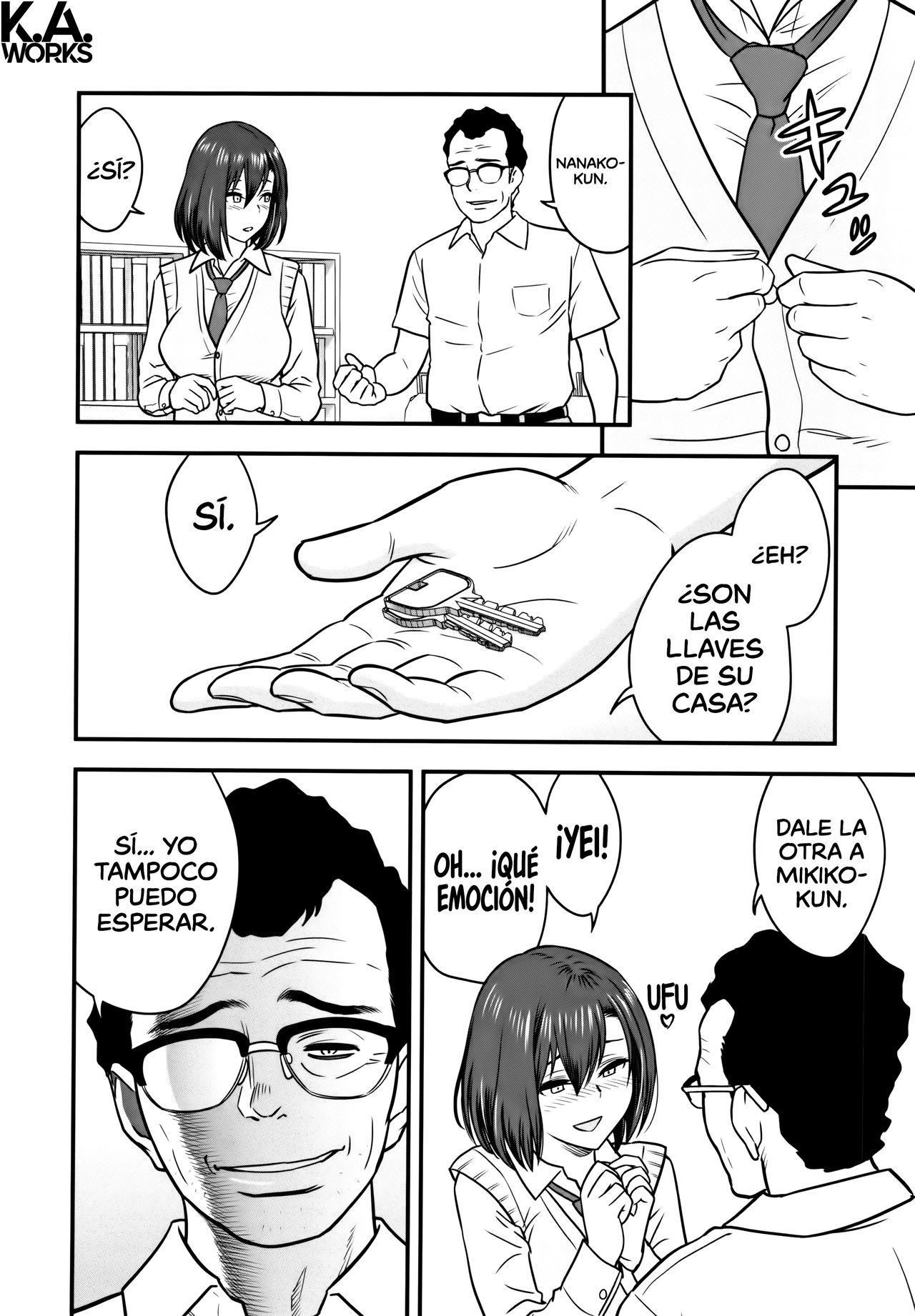 [Takasugi Kou] My Fair MILF Ch. 8-10 [Spanish] [K.A. Works]