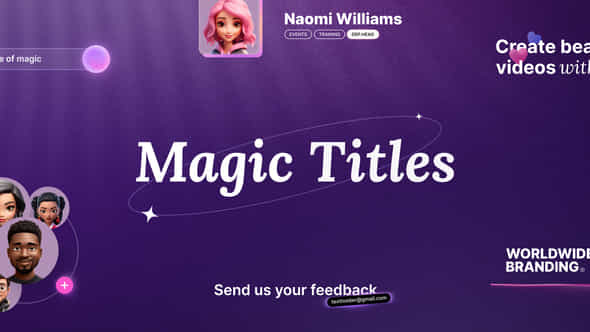 Magic Titles - VideoHive 46897866