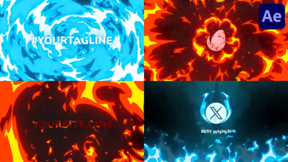 Fire Logo After Effects - VideoHive 51946420