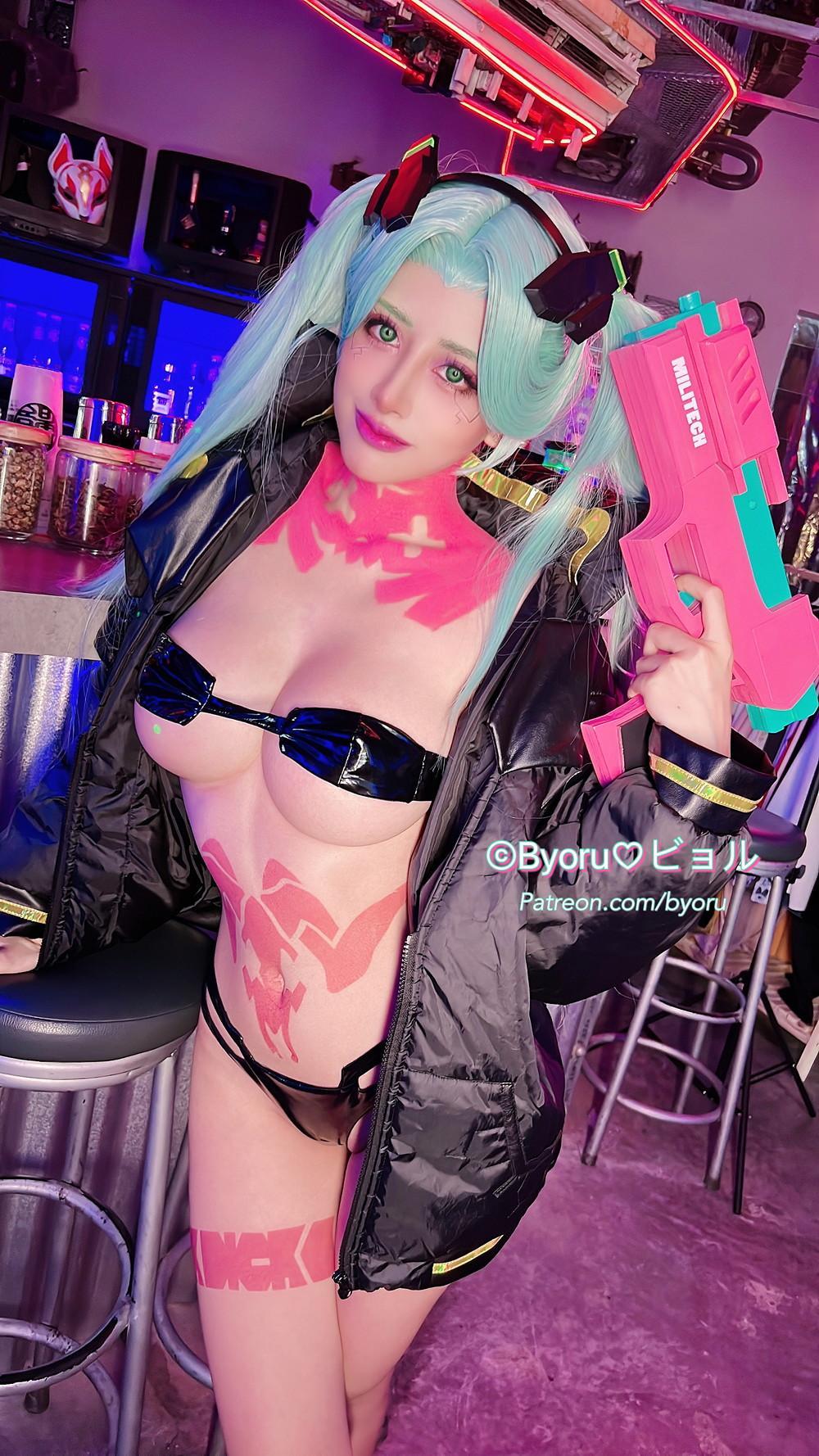 Cosplay 日本性感萝莉Byoru Cyberpunk Edgerunners(48)