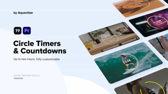 Circle Timers - VideoHive 36375921