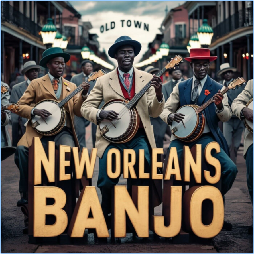 RB And JP New Orleans Banjo (2024) [FLAC] 16BITS 44 1KHZ HqfW2fNo_o