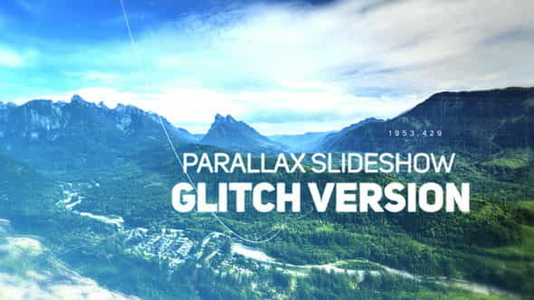 Inspired Parallax Slideshow Glitch - VideoHive 19307217