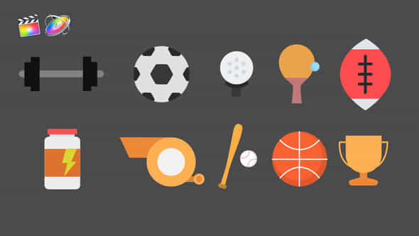 Sport Animated Icons - VideoHive 37933980