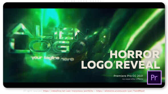 Alien Logo Reveal - VideoHive 48107995