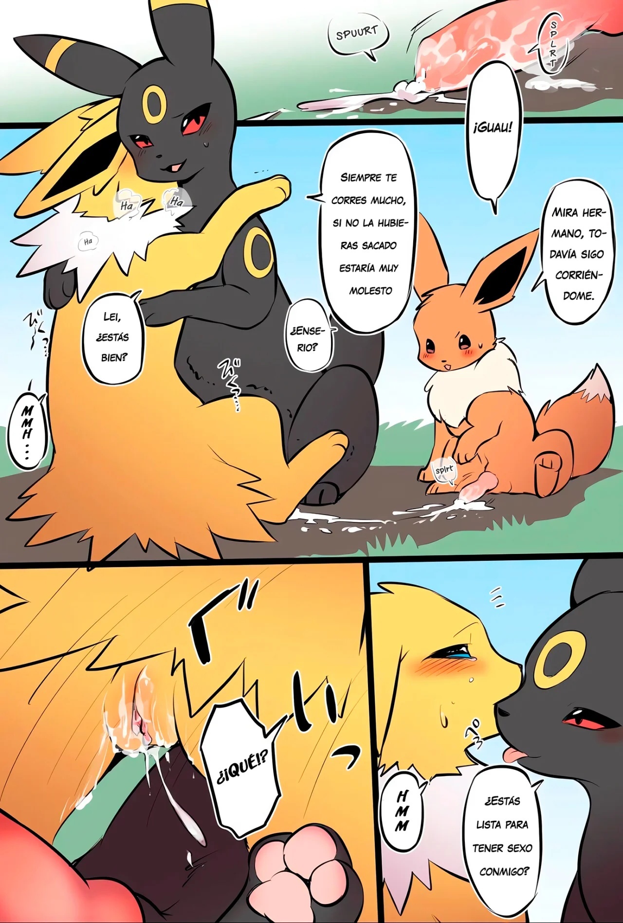 La familia Eevee cuya ética sexual se ha derrumbado - 11