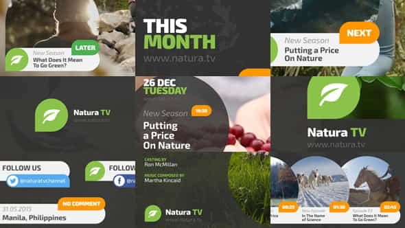 Natura TV - Broadcast Ident - VideoHive 13914644