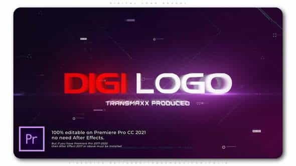 Digital Logo Reveal - VideoHive 33869492
