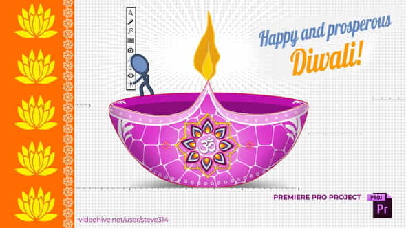 Happy Diwali Greetings Card - VideoHive 29103325