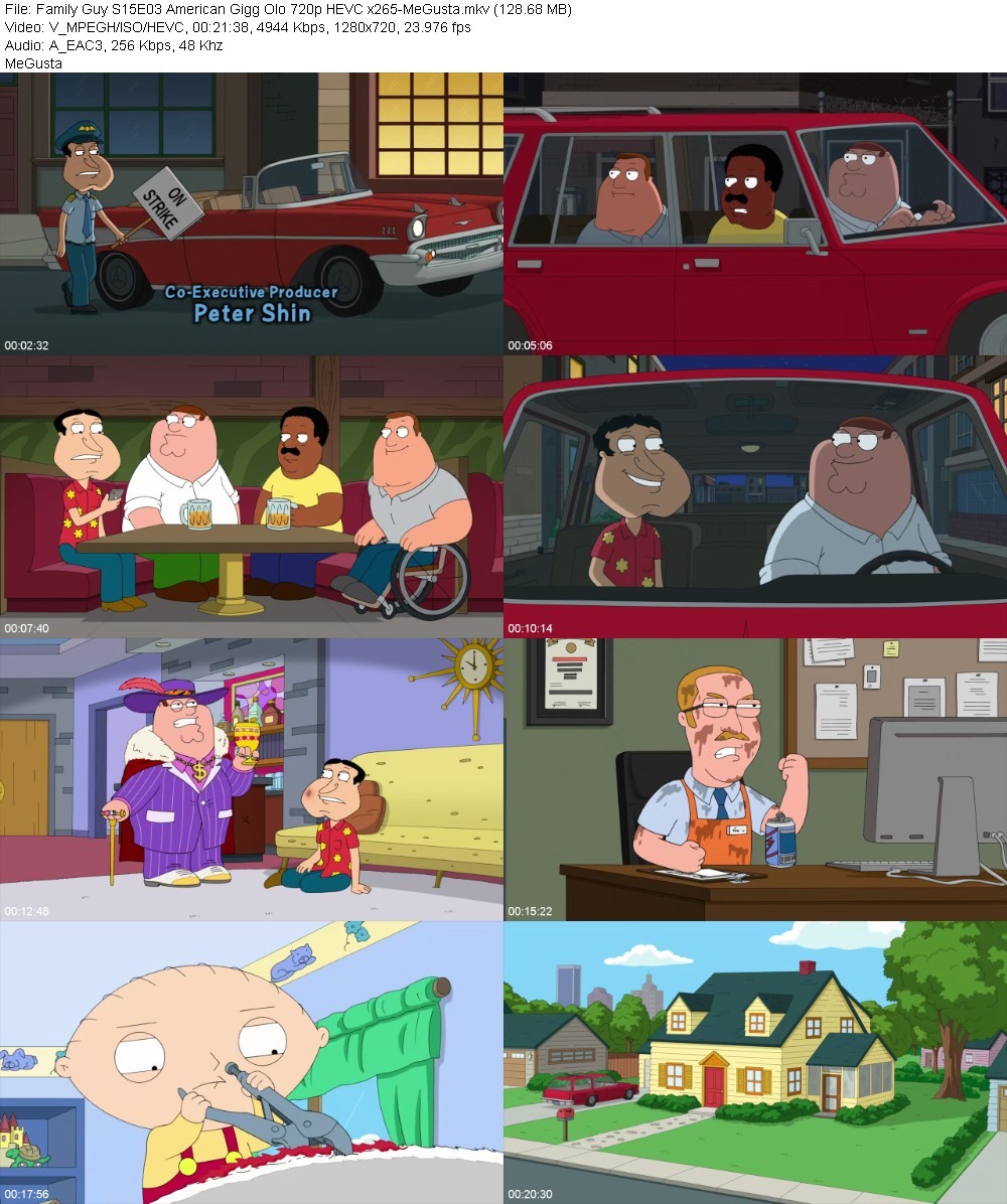 Family Guy S15E03 American Gigg Olo 720p HEVC x265-MeGusta