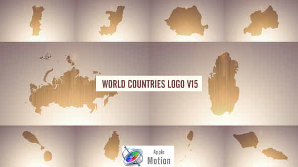 World Countries Logo - VideoHive 43859780