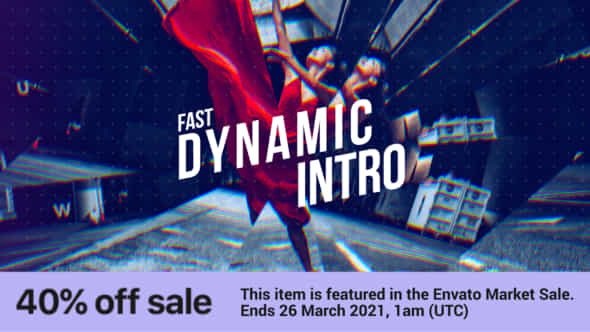 Dynamic Fast Intro - VideoHive 23488123