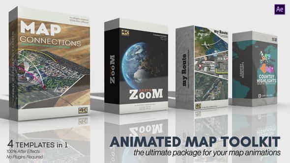 Animated Map Toolkit - VideoHive 30616266