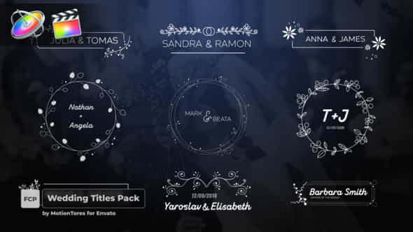 Wedding Titles Pack - VideoHive 27046215