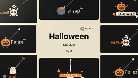 Halloween Call Outs - VideoHive 48290665