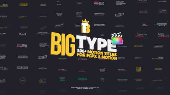 Big Type | 300 titles - VideoHive 27096182