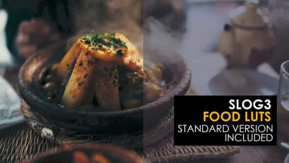 Slog3 Food And Standard Color Luts - VideoHive 48789835