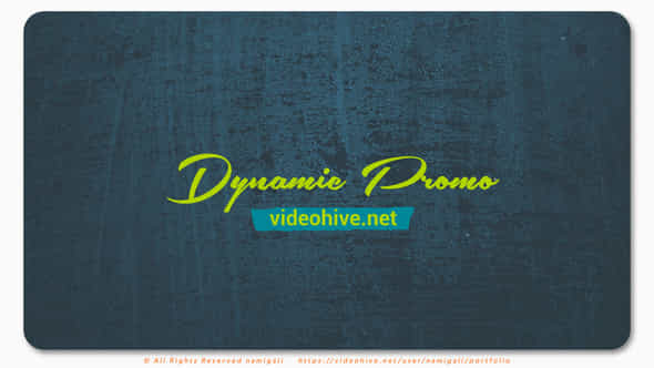 Dynamic Promo - VideoHive 49305293