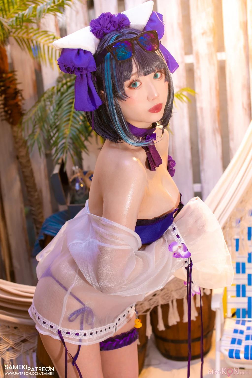 Coser@Sameki: 柴郡 泳装 (37 photos)(6)
